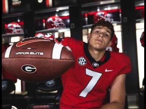 lawson luckie highlights georgia tight end commit class of 2023 norcross ga