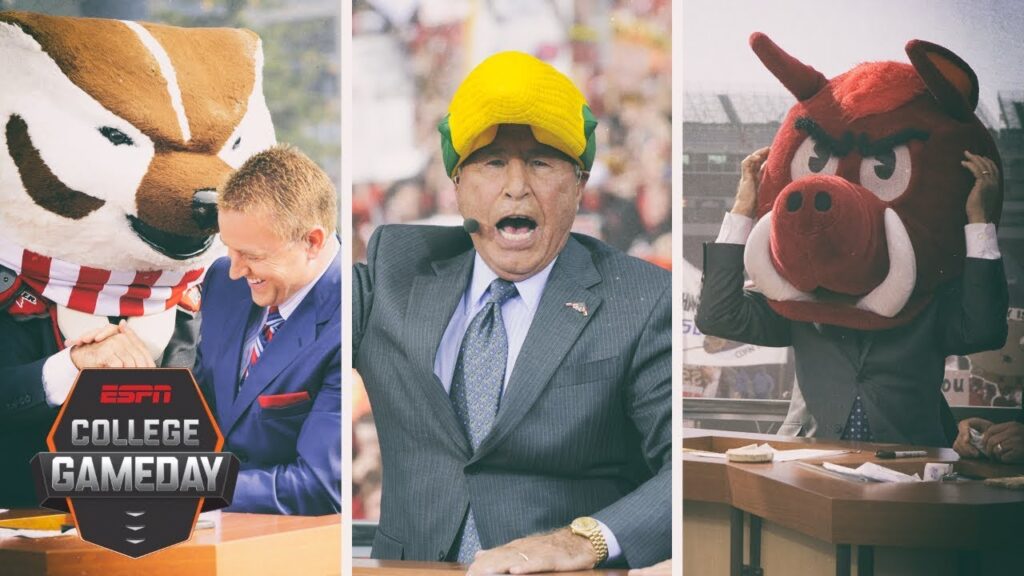 lee corsos best college gameday headgear picks from the traditions first 15 years espn archives