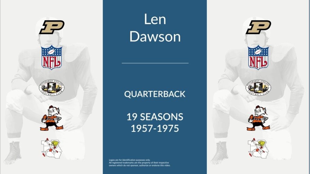 len dawson hall of fame football quarterback