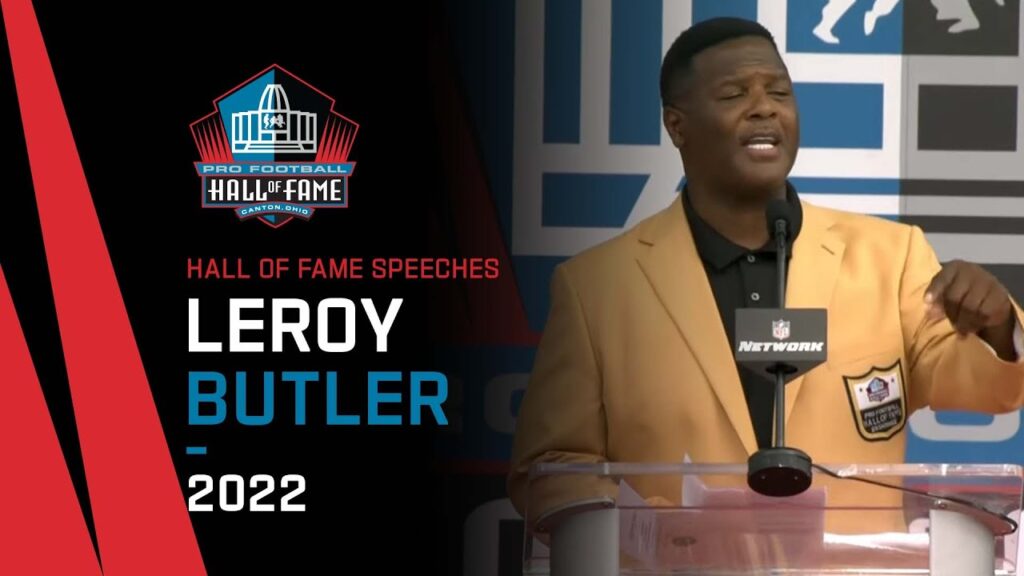 leroy butler full hall of fame speech 2022 pro football hall of fame nfl