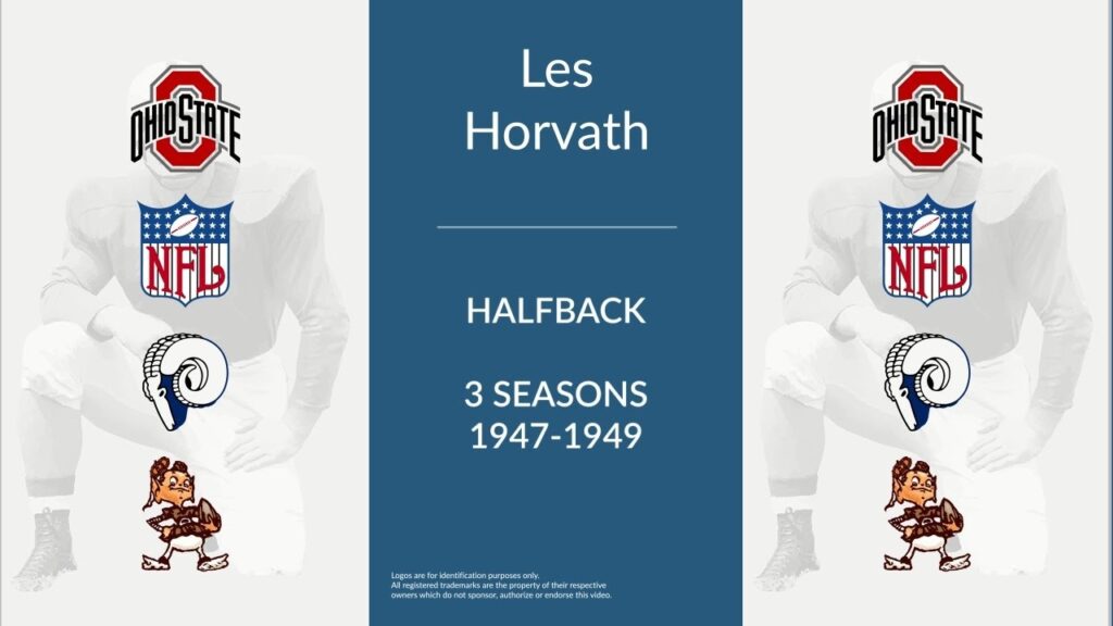 les horvath football halfback and quarterback