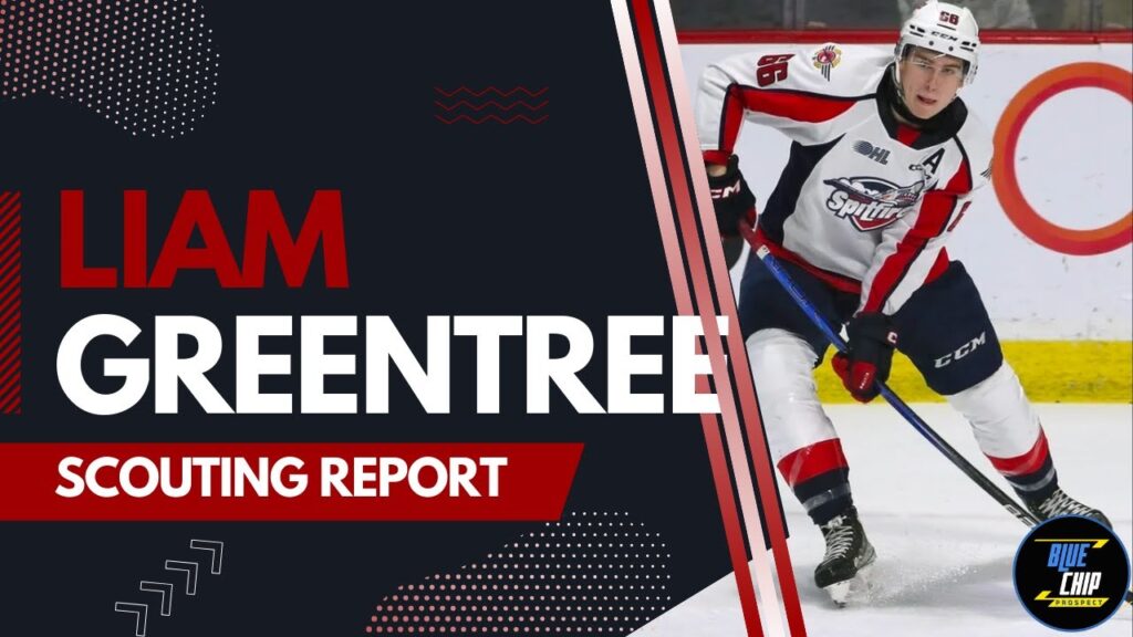 liam greentree scouting report highlights and analysis of the 23 24 ohl season 2024 nhl draft