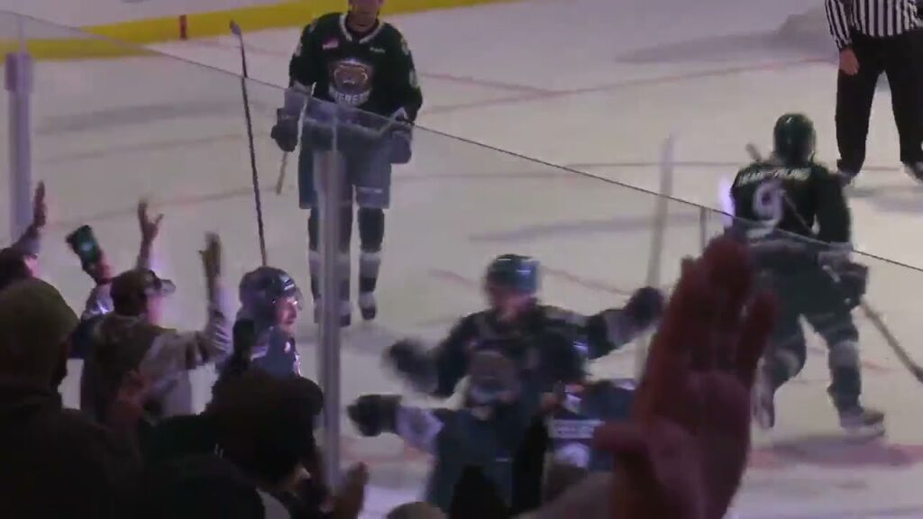 lightning draft pick niko huuhtanens first career whl goal