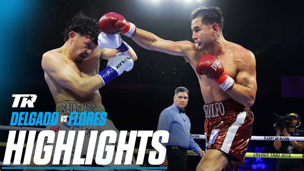 lindolfo delgado prevails in close fight against bryan flores fight highlights