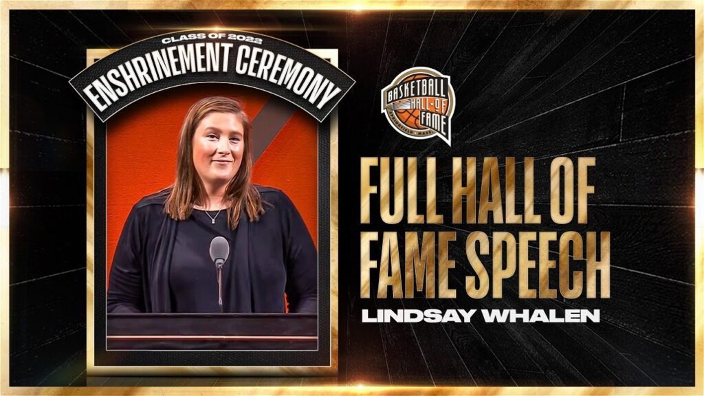 lindsay whalen hall of fame enshrinement speech