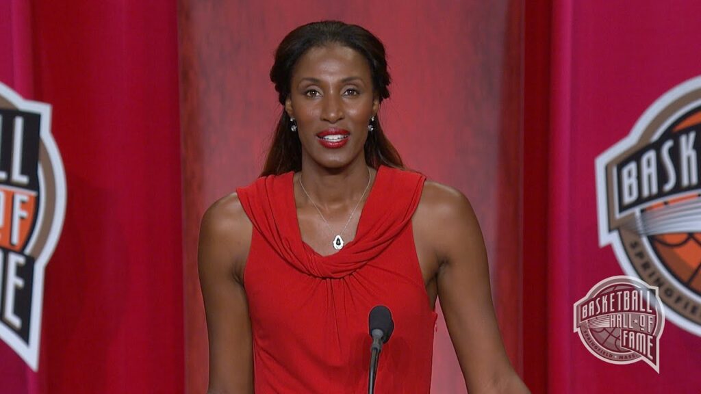 lisa leslies basketball hall of fame enshrinement speech