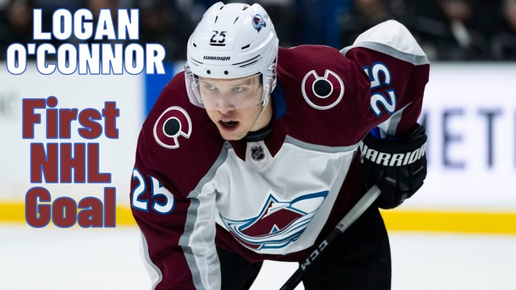 logan oconnor 25 colorado avalanche first nhl goal nov 27 2019