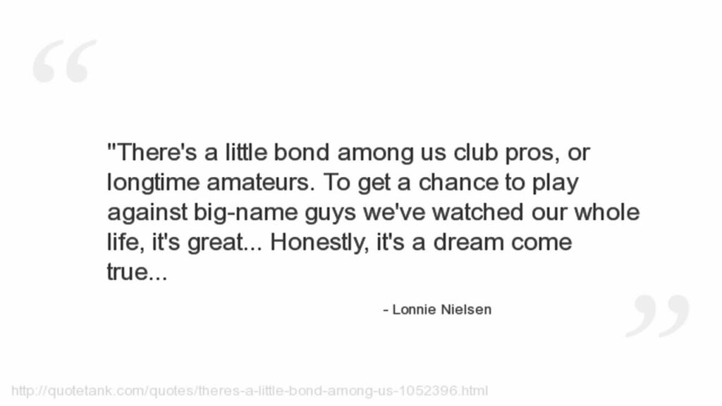 lonnie nielsen quotes