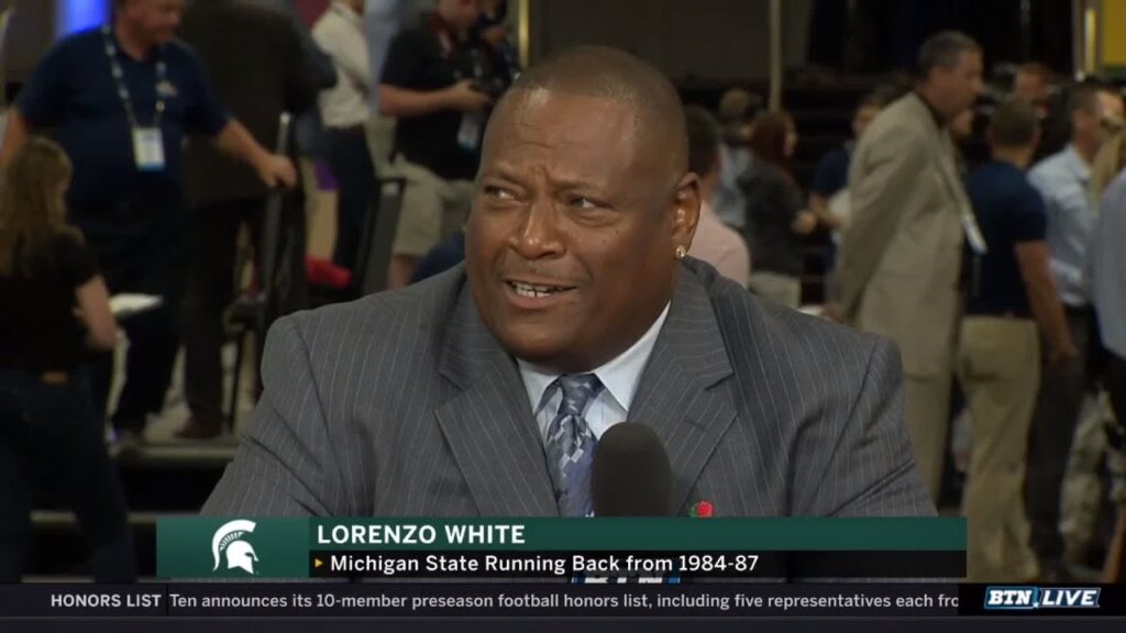 lorenzo white reflects on career and cfb hall of fame 2019 b1g football media days