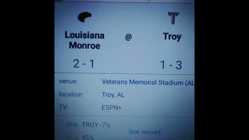 louisiana monroe vs troy college football 9 28 24 prediction free pick