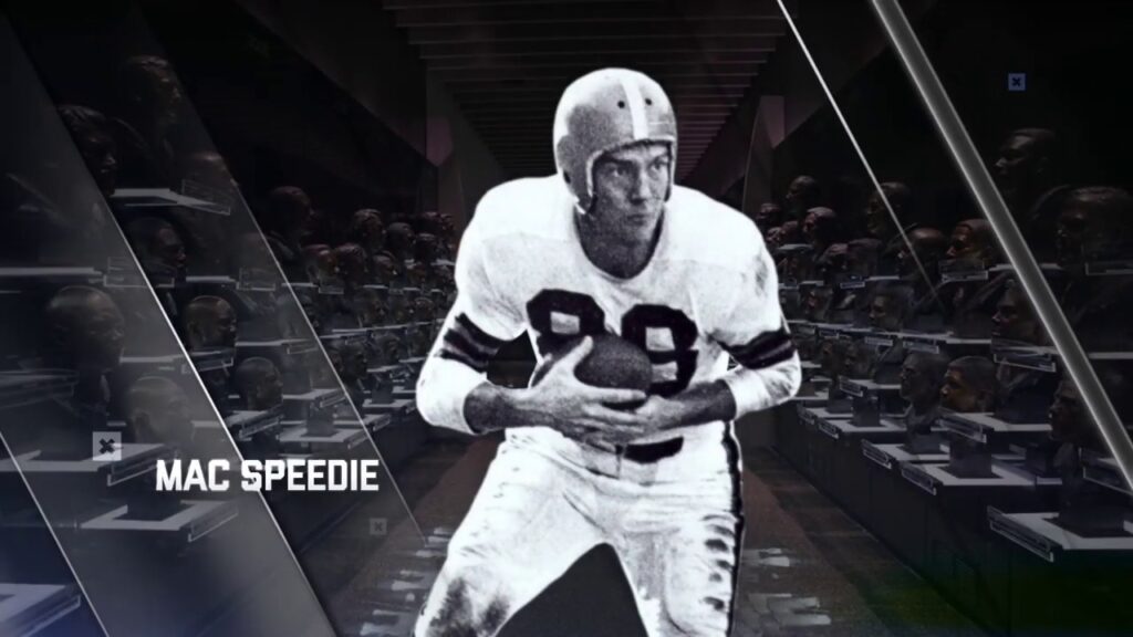 mac speedie selected to pro football hall of fame centennial class