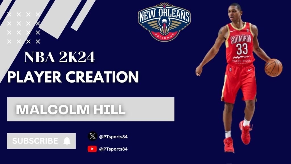 malcolm hill new orleans pelicans nba2k24 player face creation