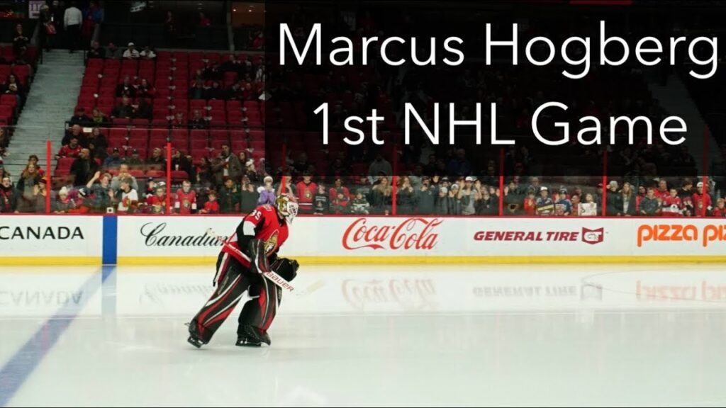 marcus hogberg 1st nhl game highlights