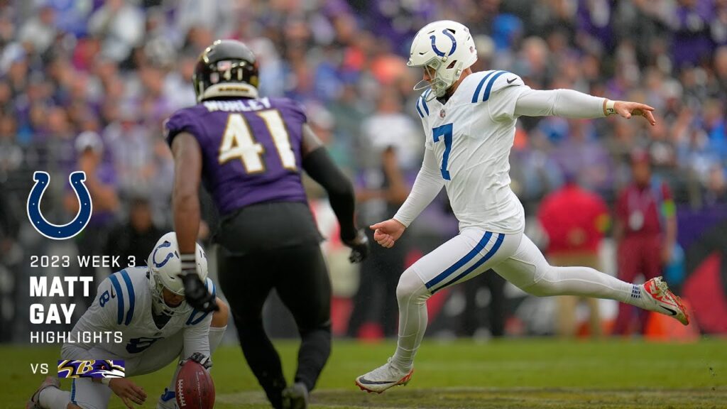 matt gay becomes first kicker in nfl history to make four 50 yards in a game