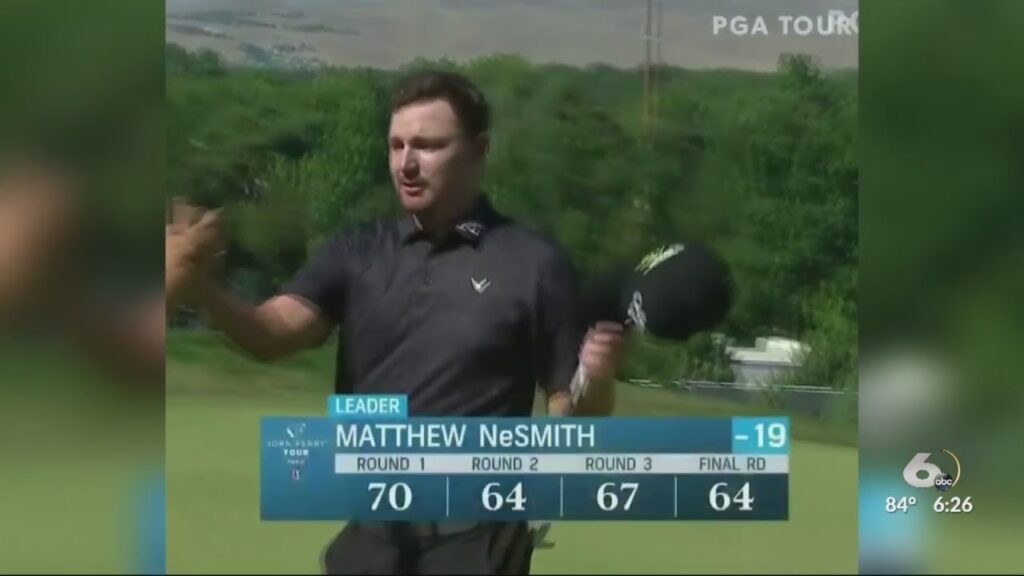 matt nesmith wins earns pga tour card for next season