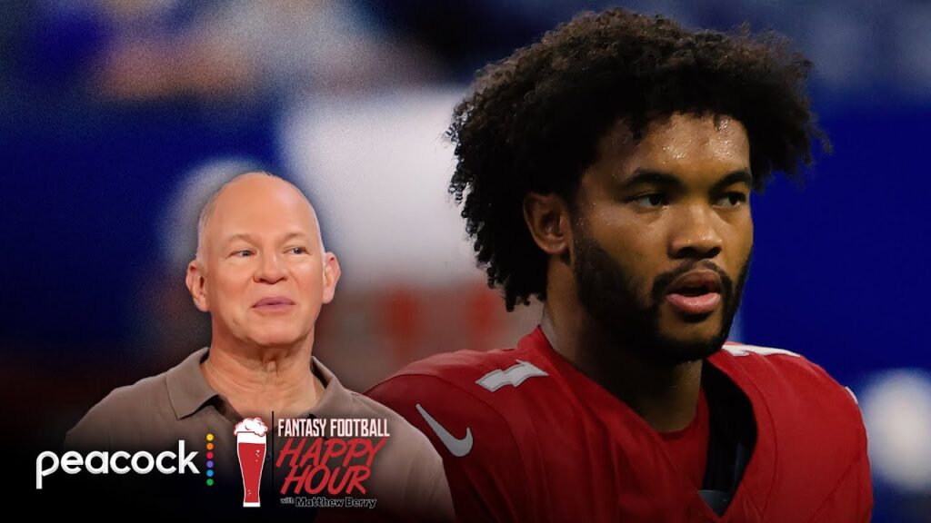 matthew berry names kyler murray his 2024 ride or die fantasy football happy hour nfl on nbc