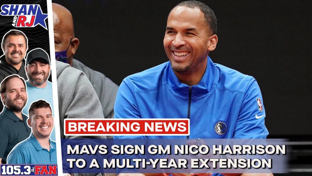 mavs sign gm nico harrison to multi year contract extension shan rj