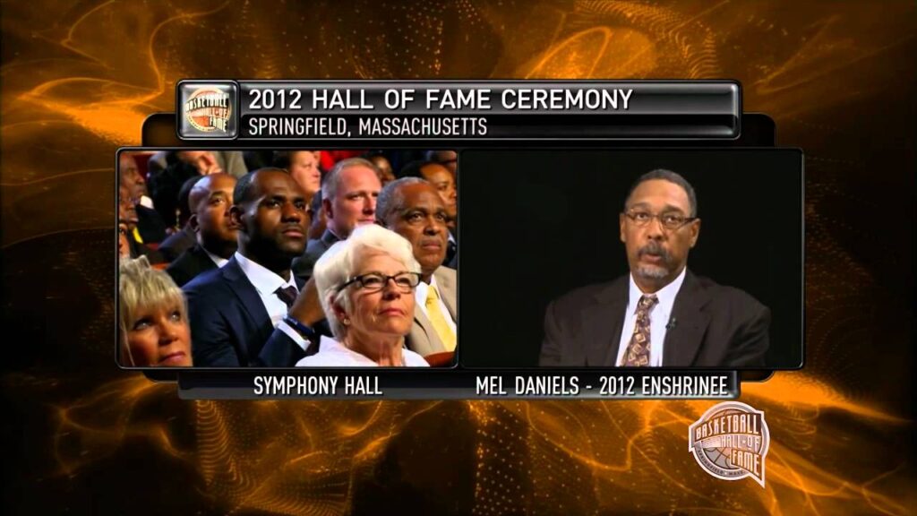 mel daniels basketball hall of fame enshrinement speech