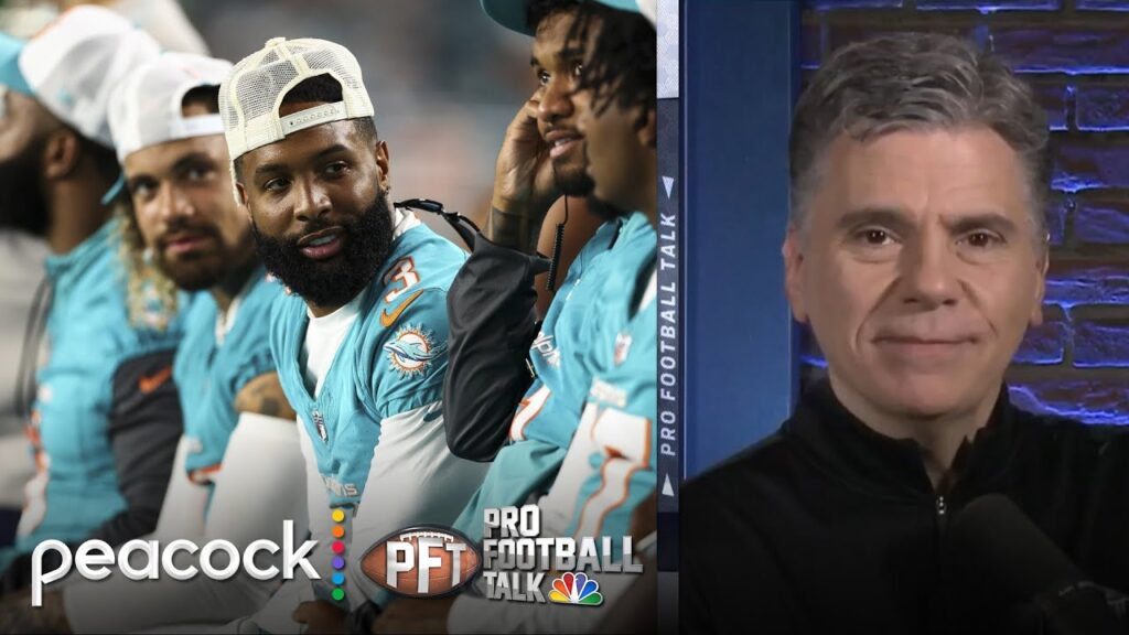 miami dolphins knew about odell beckham jr injury during signing pro football talk nfl on nbc