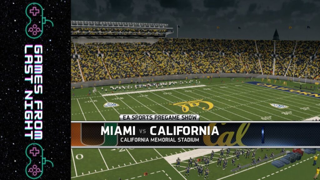 miami vs california 2024 season ea sports ncaa football 14 exhibition game