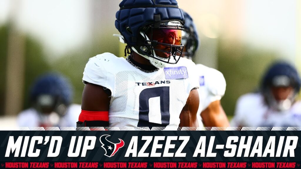 micd up i linebacker azeez al shaair