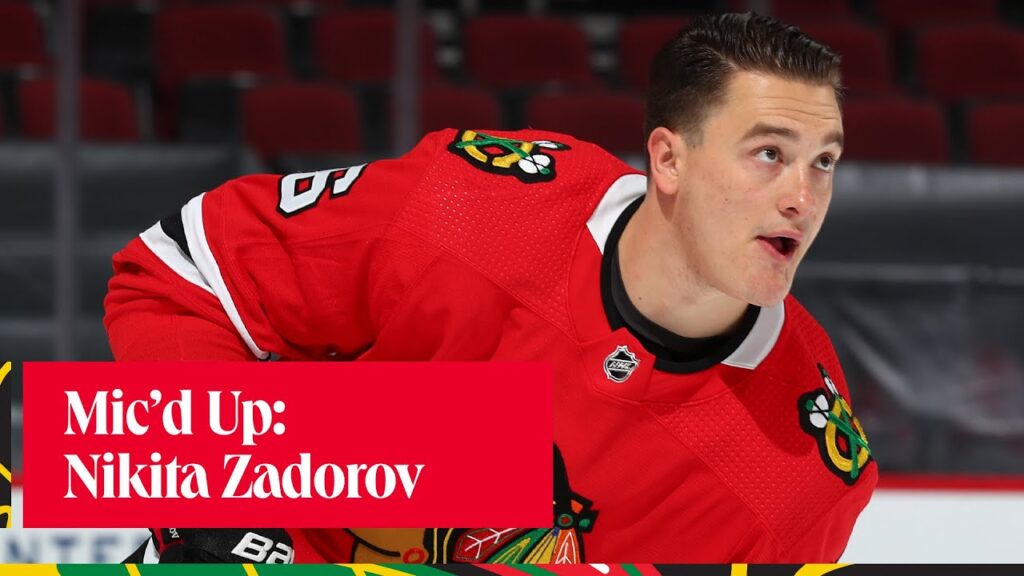 micd up nikita zadorov chicago blackhawks