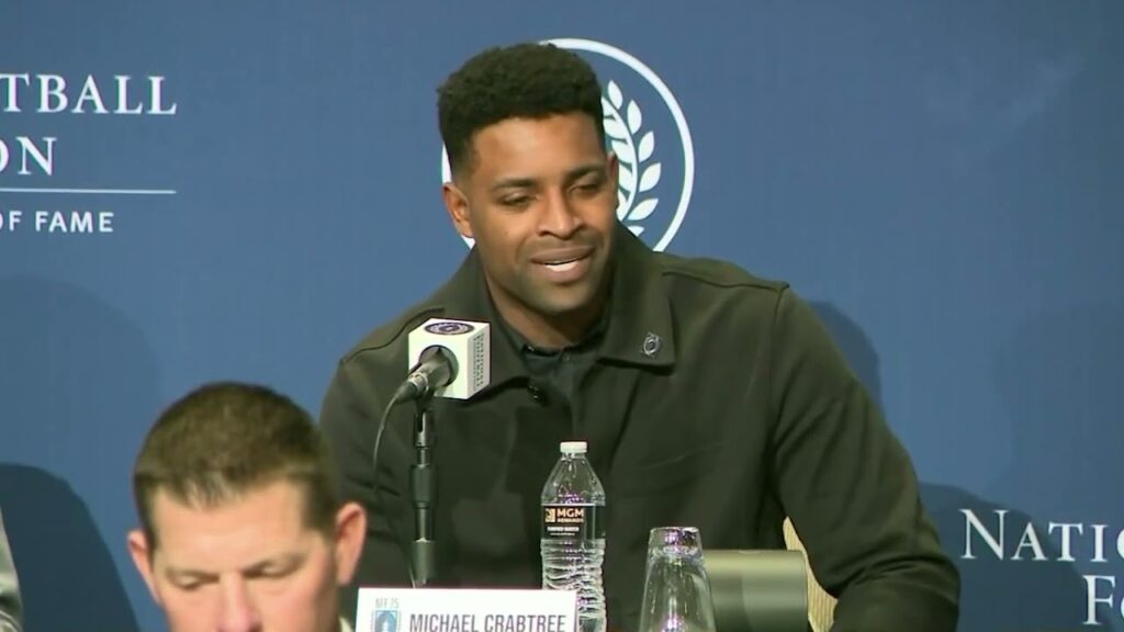 michael crabtree texas tech 2022 college football hall of fame press conference