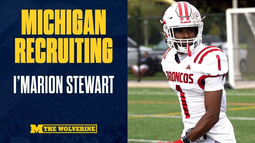 michigan commit is versatile imarion stewart michigan football i wolverines