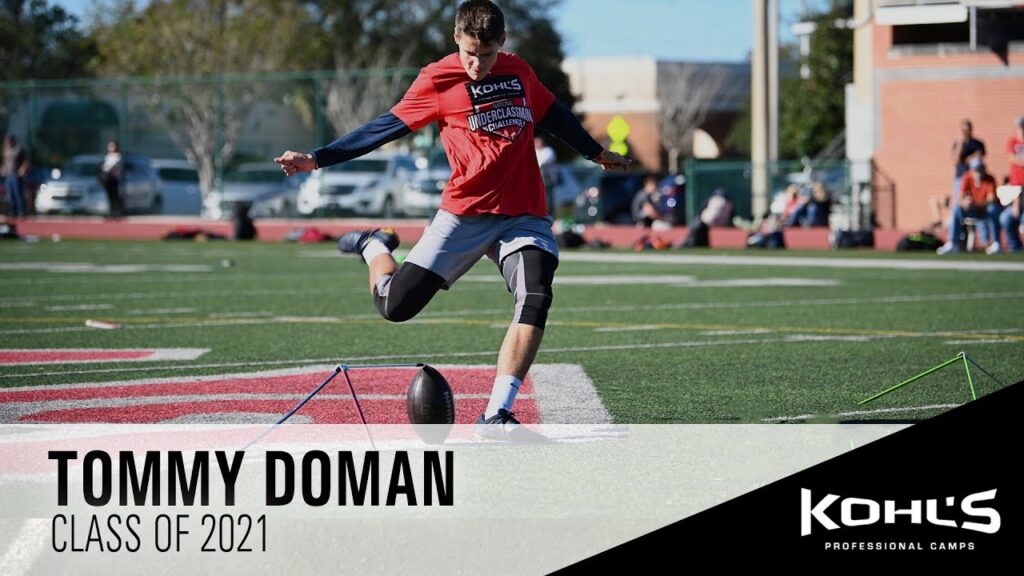 michigan commit tommy doman no 2 ranked kicker in america no 6 punter