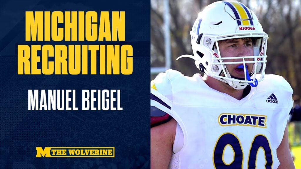 michigan dl commit has potential manuel beigel michigan football i wolverines