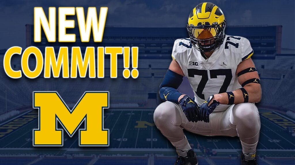 michigan lands huge commitment from 2024 4 star ot blake frazier everything you need to know