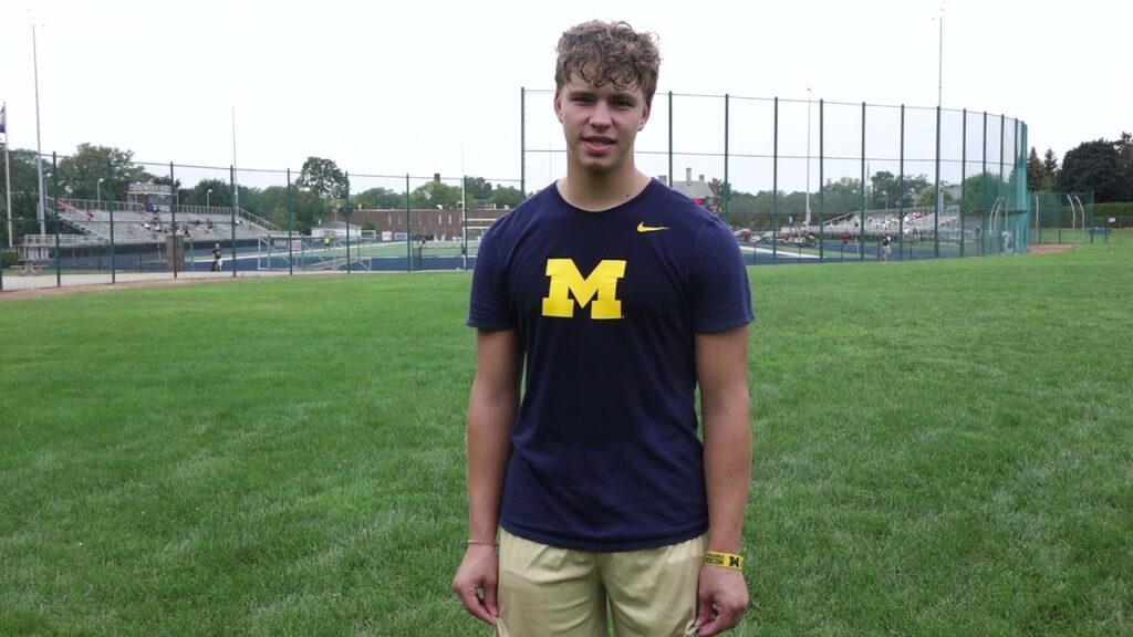 michigan pwo commit joey klunder excited to be a wolverine