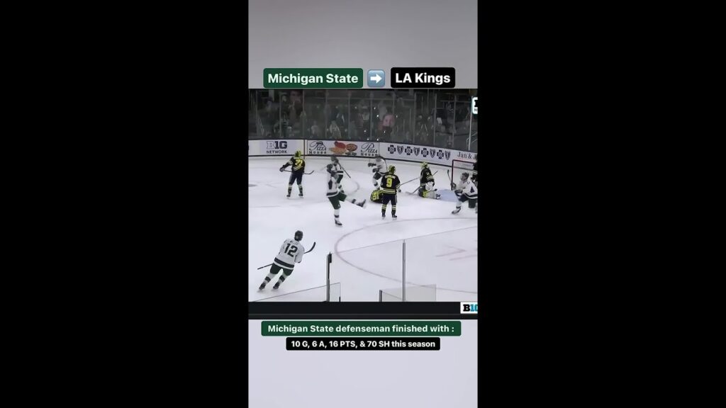 michigan state hockey cole krygier signs nhl contract with la kings