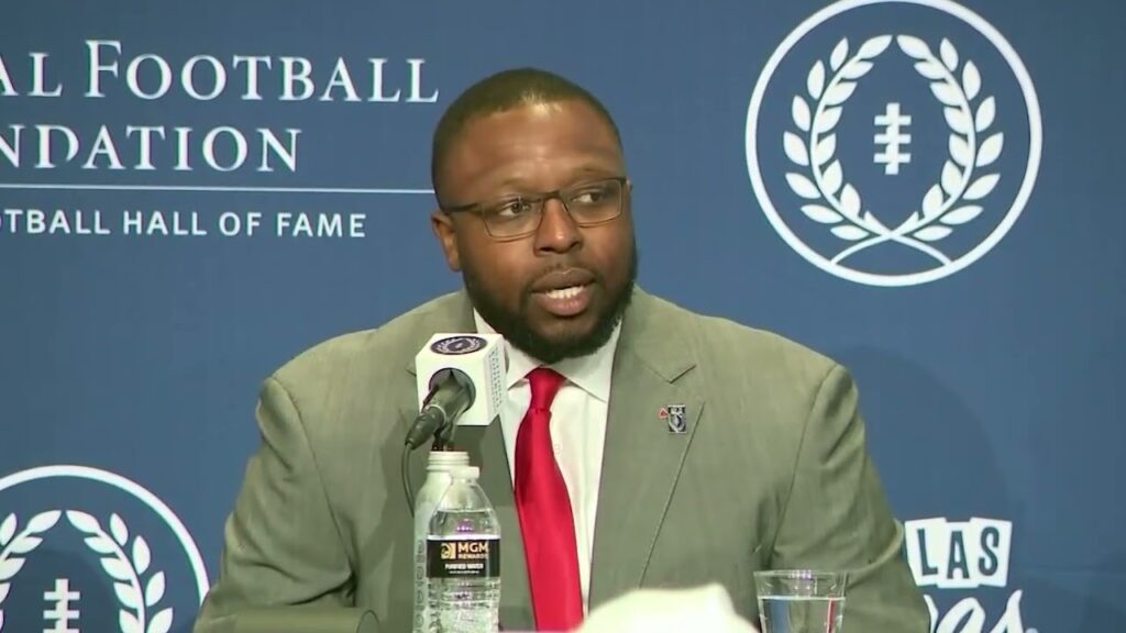 mike doss ohio state 2022 college football hall of fame press conference