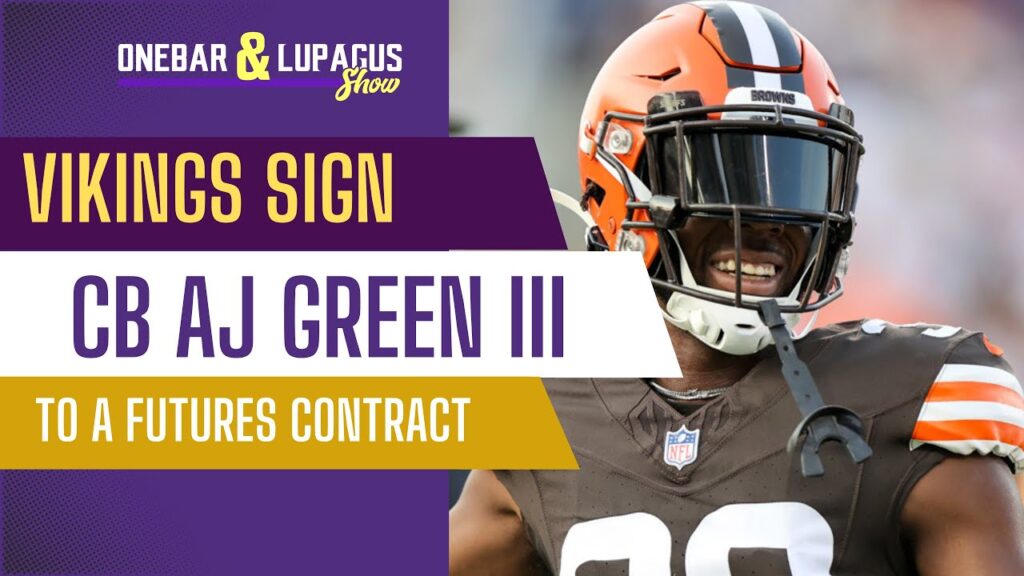 minnesota vikings sign cb aj green iii to a futures contract