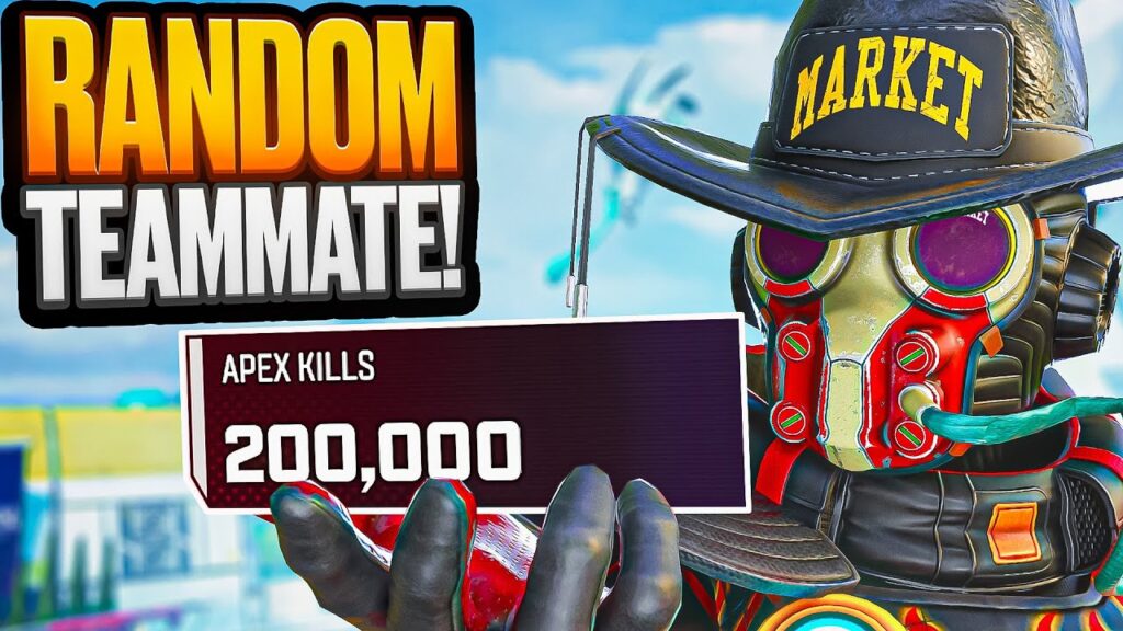 my random teammate had 200000 kills on bloodhound apex legends