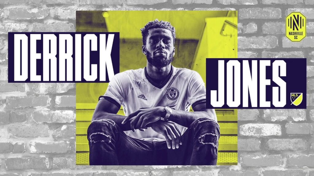 nashville sc acquires mls midfielder derrick jones from philadelphia union