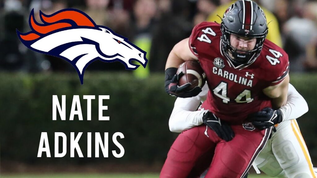 nate adkins college highlights denver broncos te