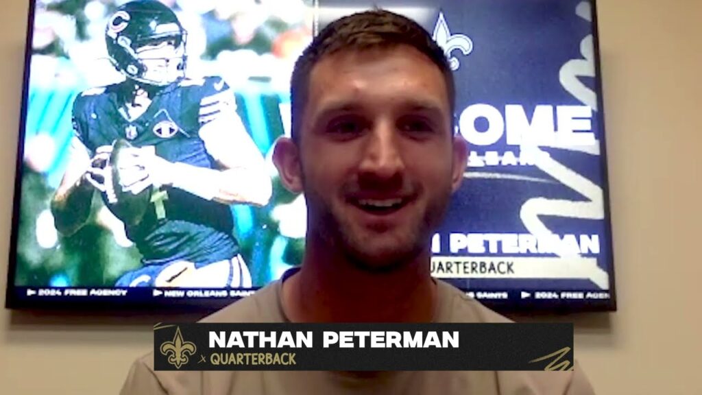 nathan petermans 1st interview new orleans saints