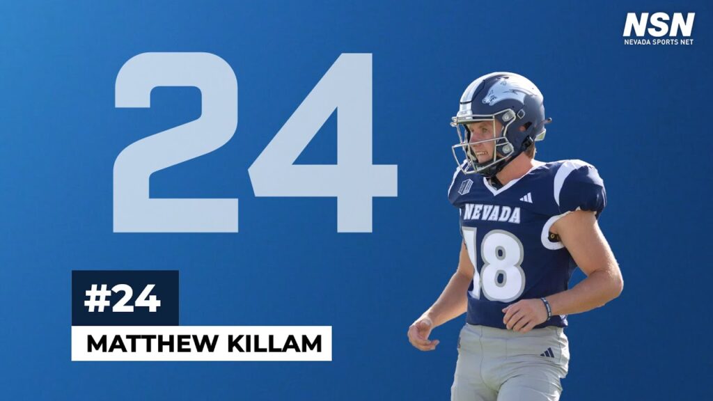 nevada football 25 player countdown 24 kicker matthew killam