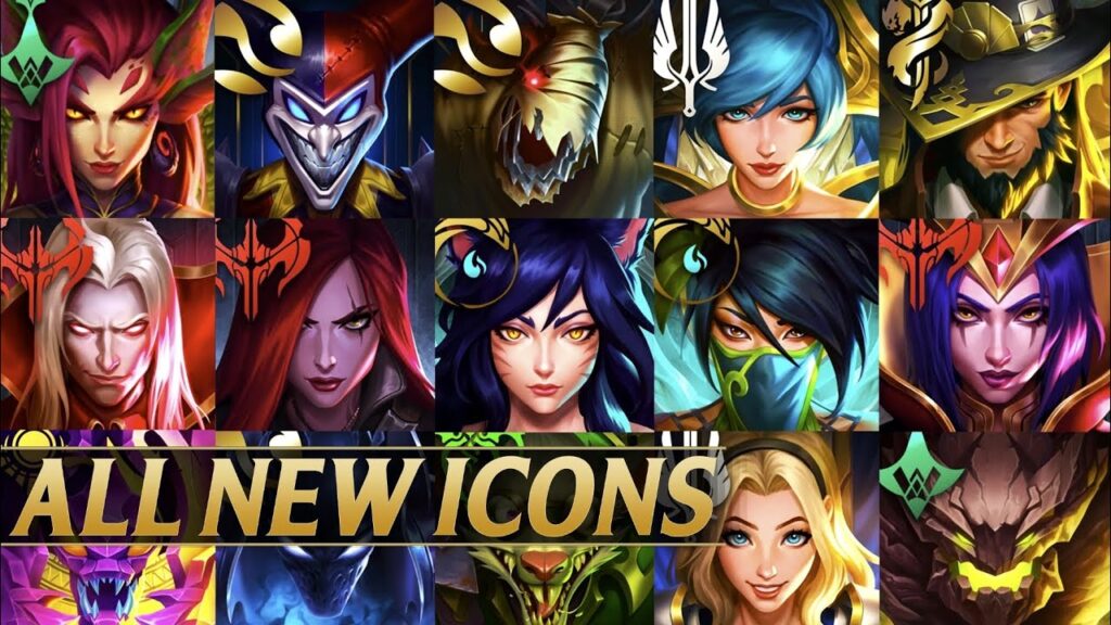 new amazing icons for all champions league of legends