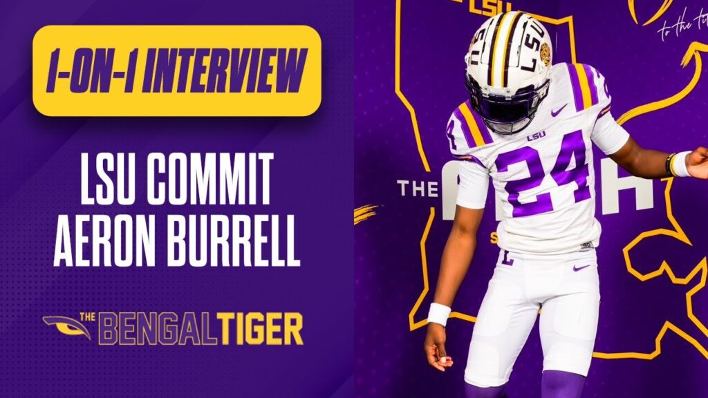 new lsu commit aeron burrell shares why he picked the tigers burrell breaks down his kicking style