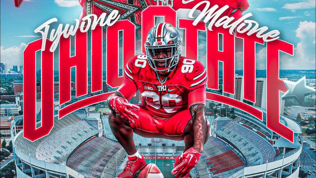 new ohio state buckeye tywone malone is a monstert full highlight tape