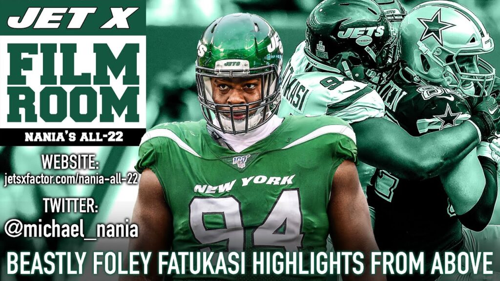 new york jets dt folorunso fatukasi 2019 highlights nanias all 22