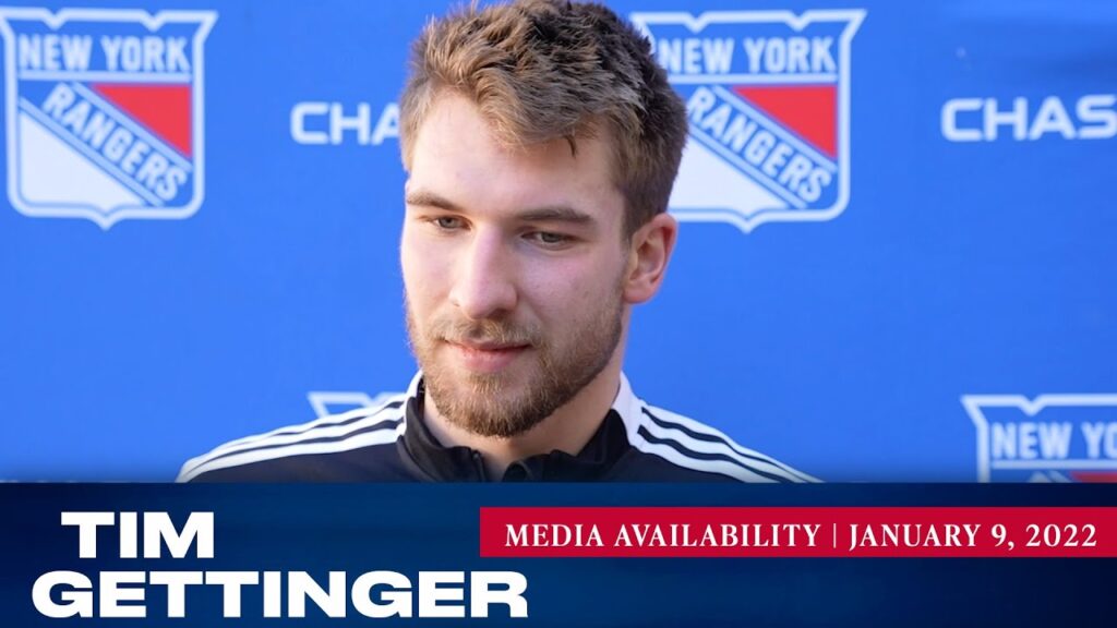 new york rangers tim gettinger media availability jan 9 2022