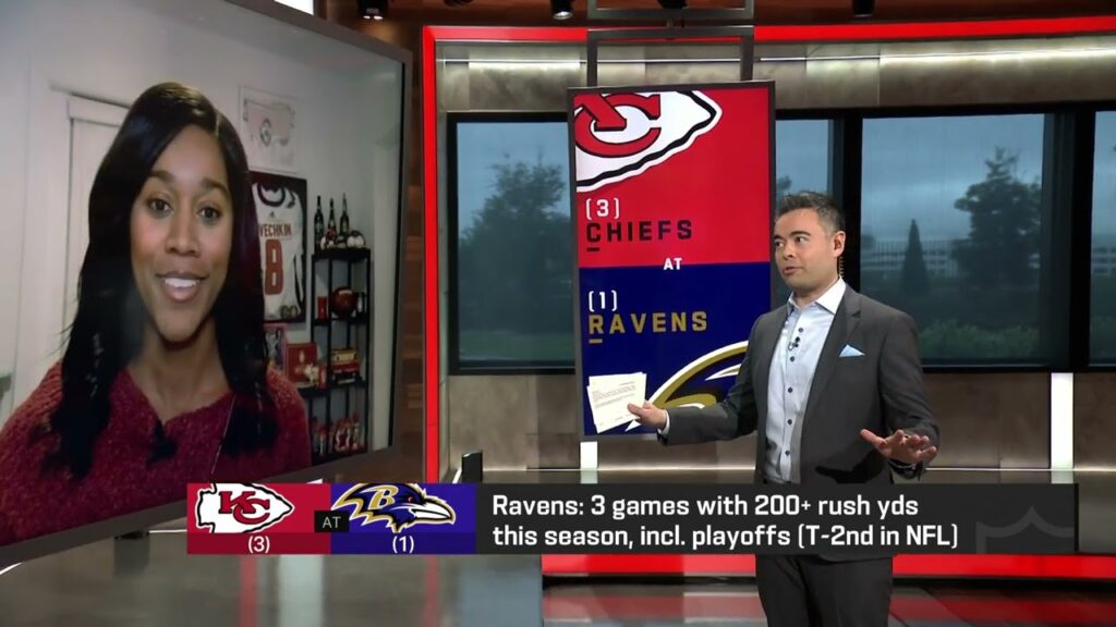 nfl networks sherree burruss baltimore ravens like their chances against kansas city chiefs in a