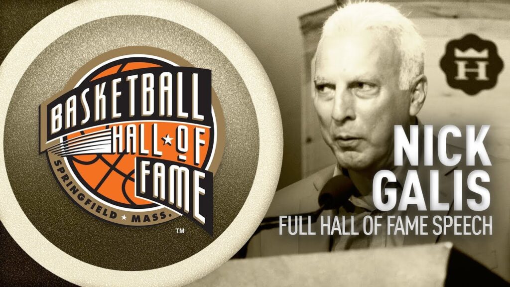 nick galis hall of fame enshrinement speech