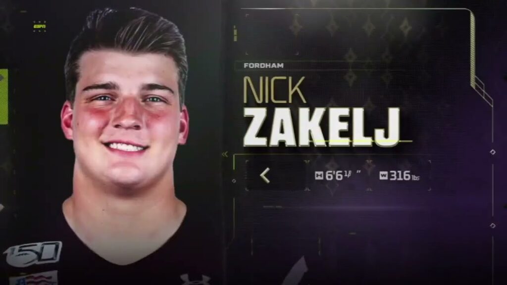 nick zakeljs nfl draft profile