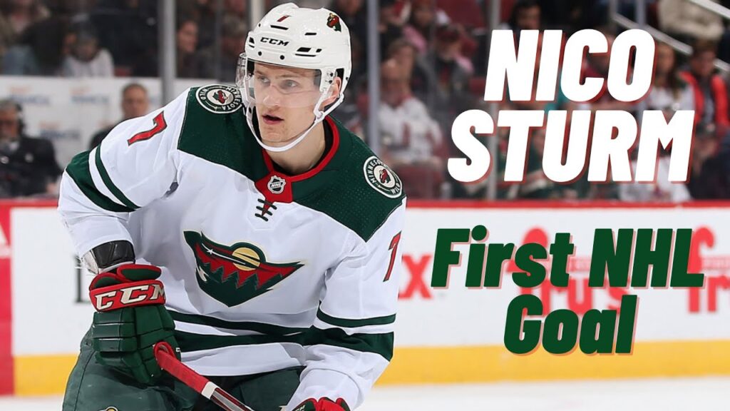 nico sturm 7 minnesota wild first nhl goal aug 7 2020