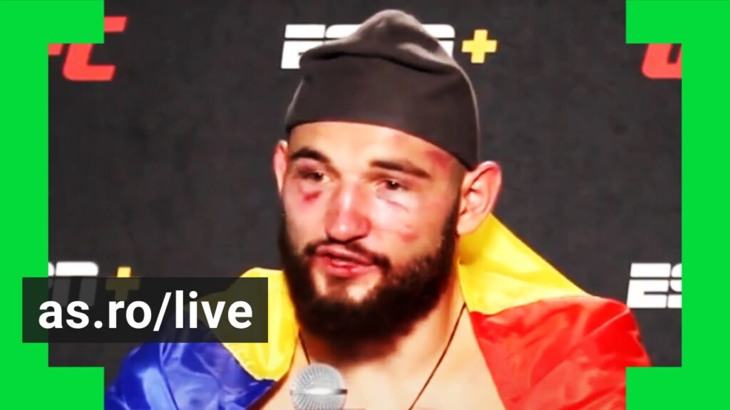 nicolae negumereanu este primul roman din istorie care castiga un meci in ufc